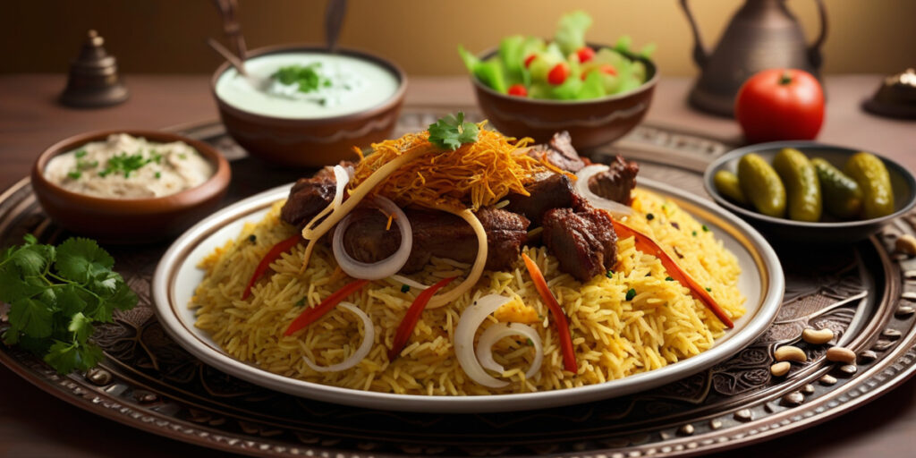 Arabic Rice Ingredient Preparation arabic rice