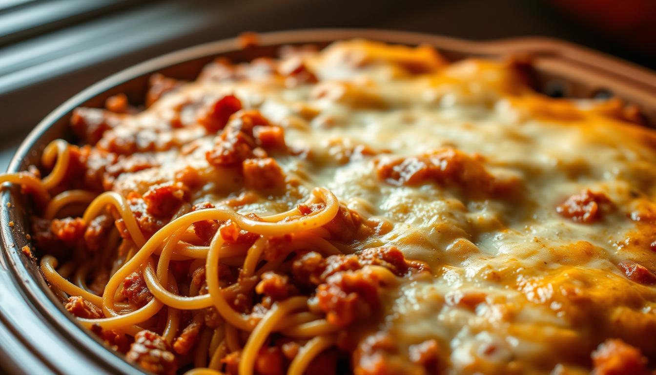 spaghetti casserole recipe