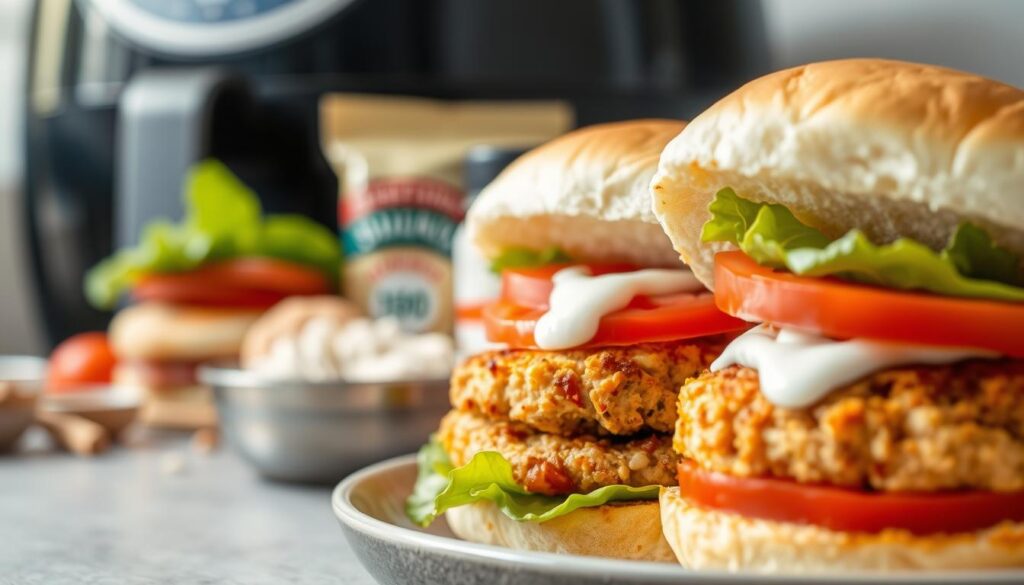 air fryer turkey burgers air fryer turkey burgers