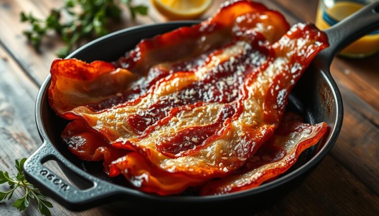 cooked turkey bacon