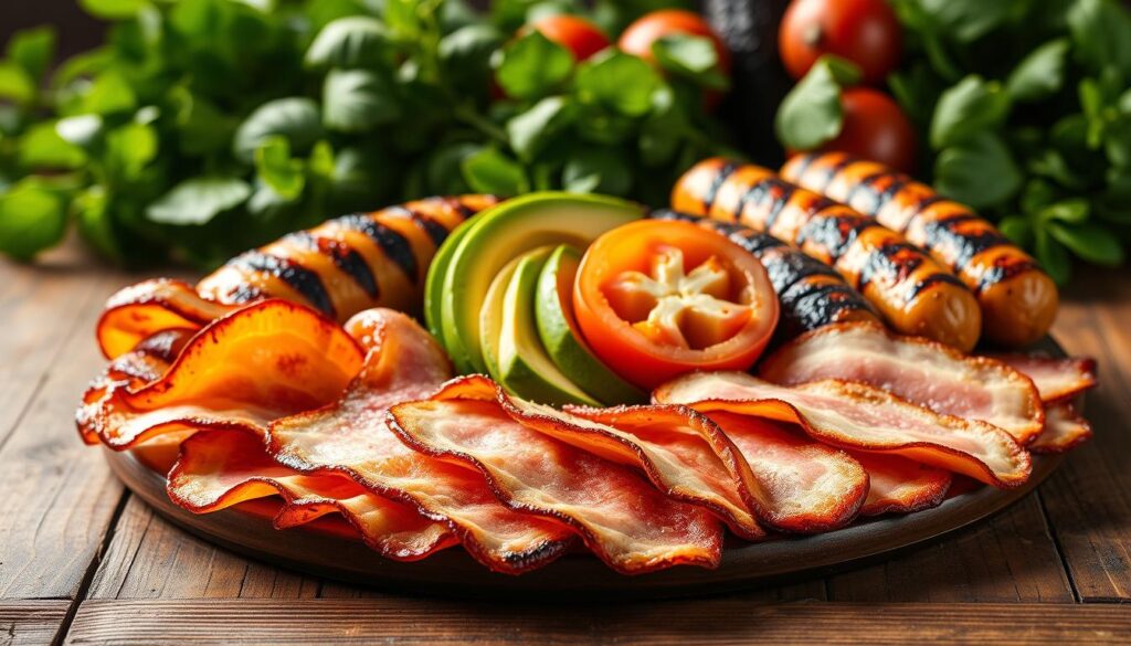 healthy breakfast meats