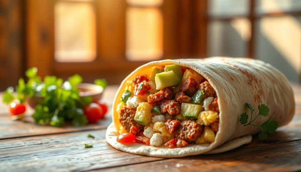 high protein breakfast burrito high protein breakfast burrito