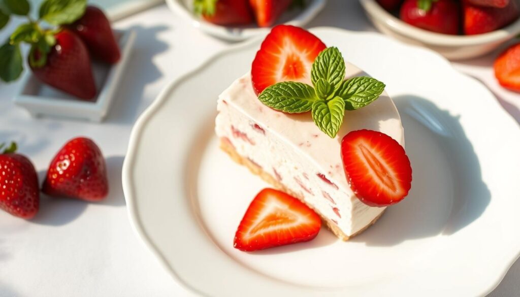 no-bake strawberry cheesecake no-bake strawberry cheesecake