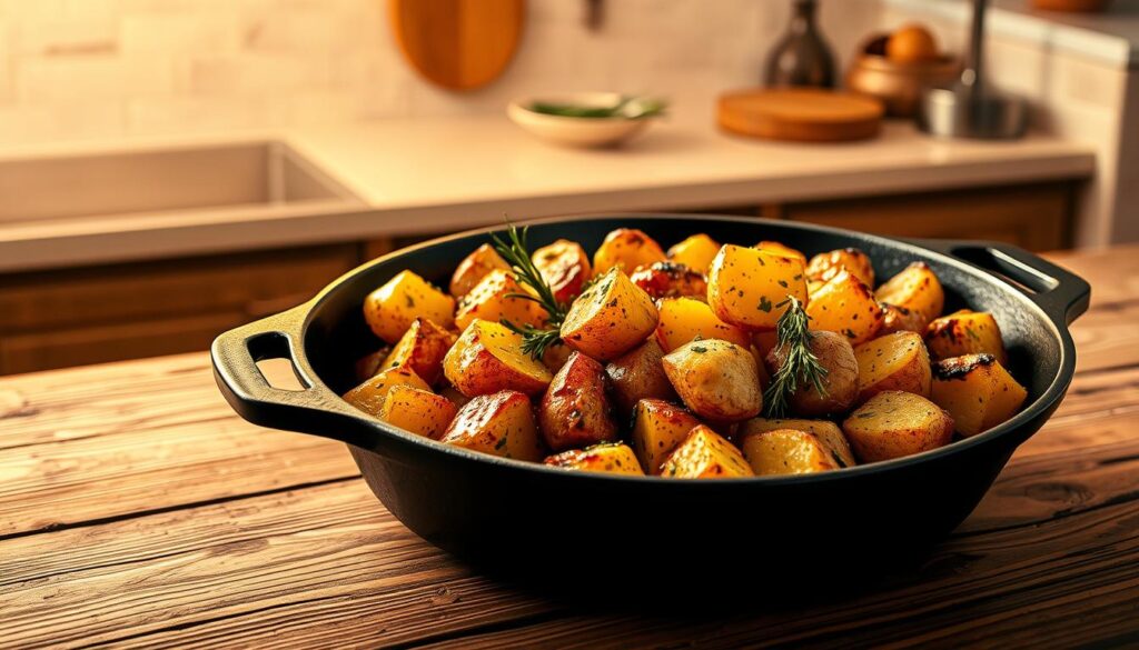 roasting potatoes roasting potatoes