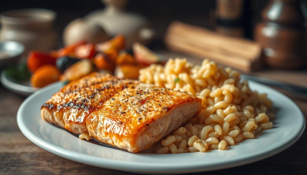 salmon and orzo salmon and orzo