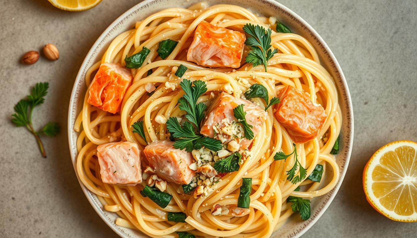 salmon pasta recipe